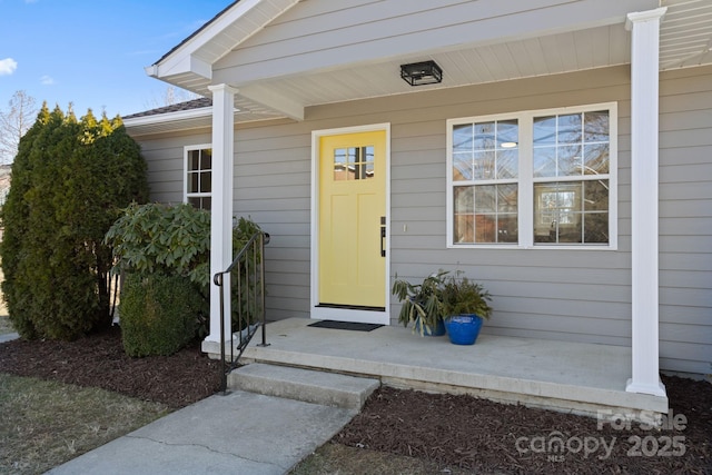 view of property entrance