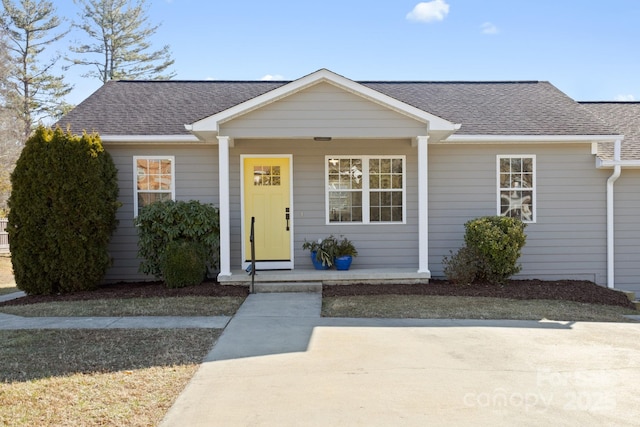 view of front of home featuring a porch