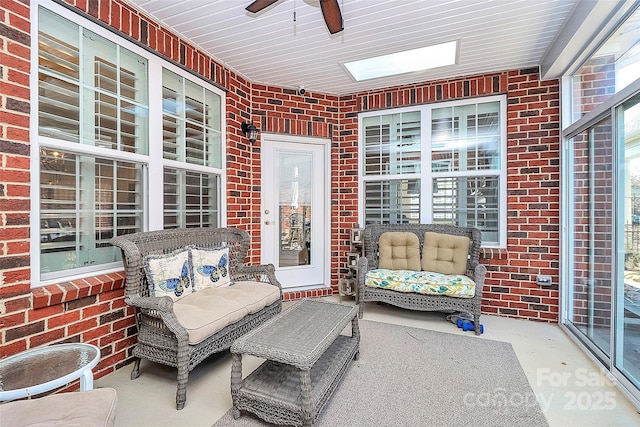 535 Chalmers Row, Rock Hill, SC 29732 - view of patio with a ceiling fan and a porch