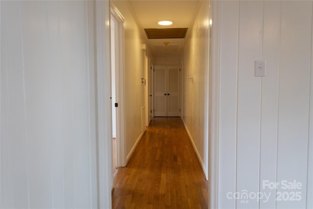 1035 Timberlane Dr, Lincolnton, NC 28092 - corridor with baseboards and wood finished floors