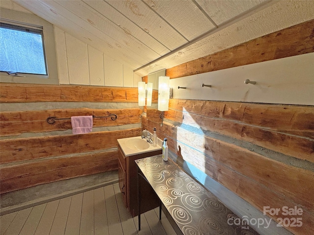 interior space with wood-type flooring