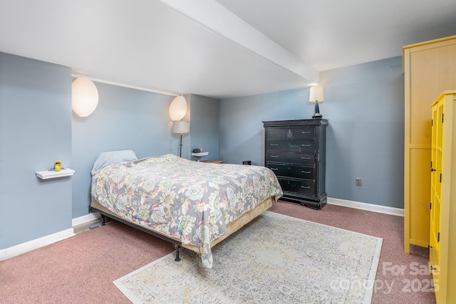 bedroom with carpet flooring