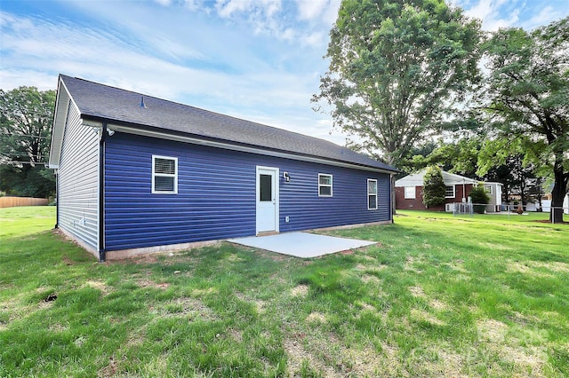 2365 28th St NE, Hickory, NC 28601 - back of house featuring a patio, fence, and a lawn