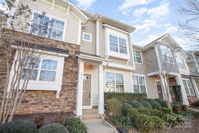 view of townhome / multi-family property