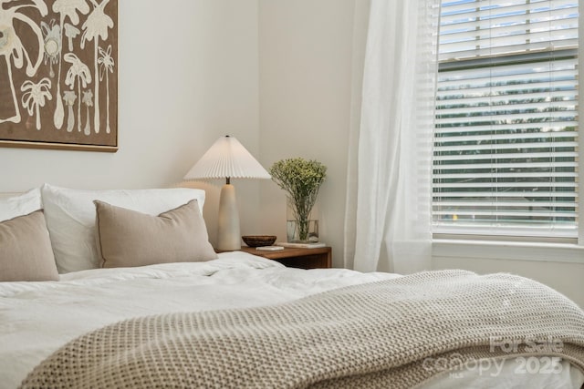 bedroom featuring multiple windows