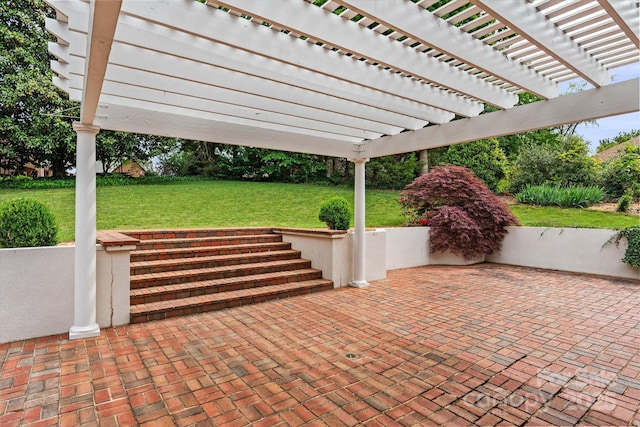 430 43rd Ave NW, Hickory, NC 28601 - view of patio with a pergola