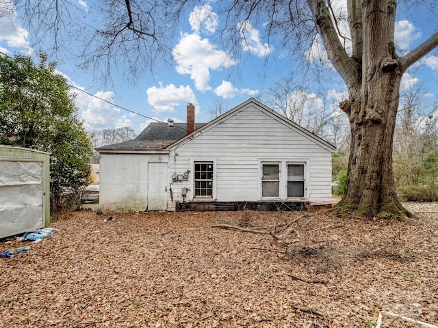 view of rear view of house