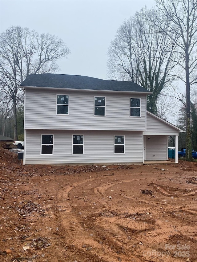 view of rear view of property