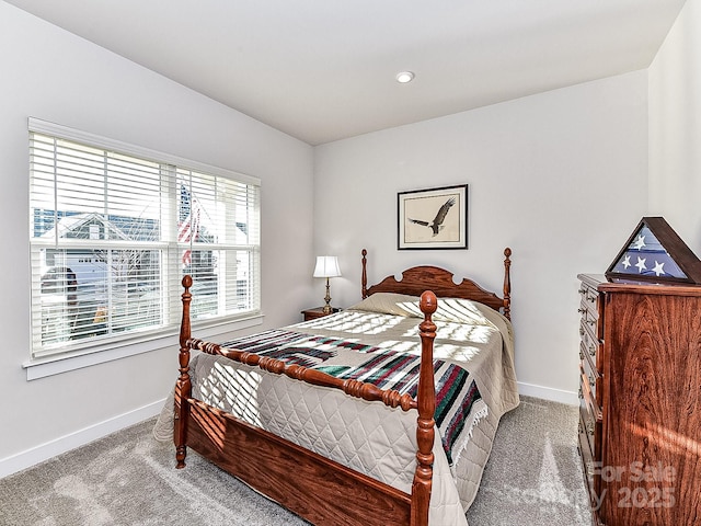 bedroom with carpet flooring