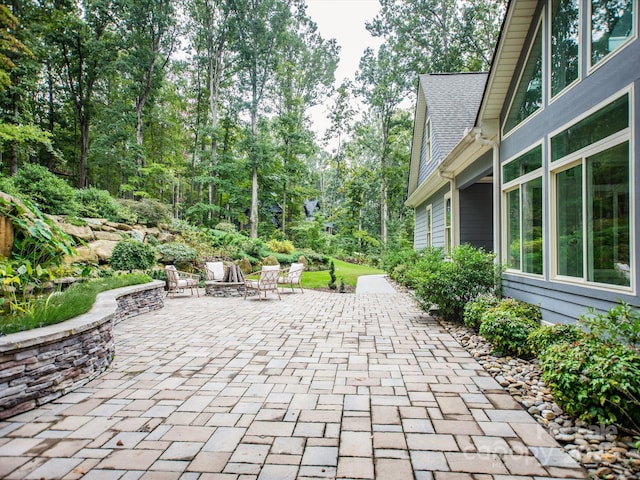 view of patio