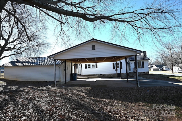 view of front of home