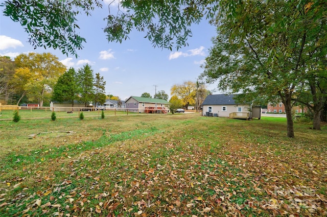 view of yard