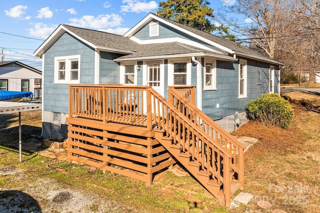 view of front of home