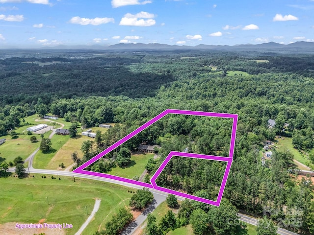 1737 Whitesides Rd, Forest City, NC 28043 - aerial view of a mountain backdrop