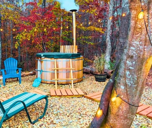 1737 Whitesides Rd, Forest City, NC 28043 - view of patio / terrace with a pool