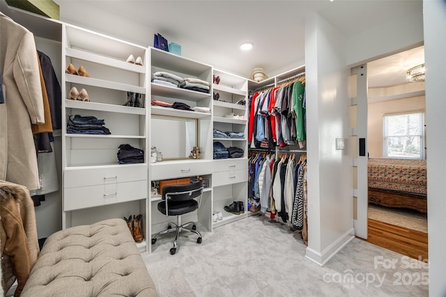 view of spacious closet