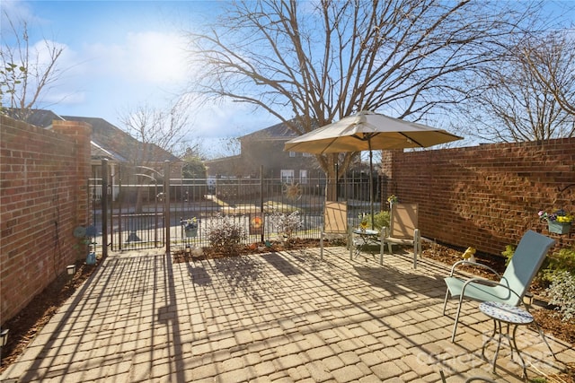 view of patio / terrace