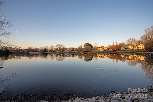 property view of water