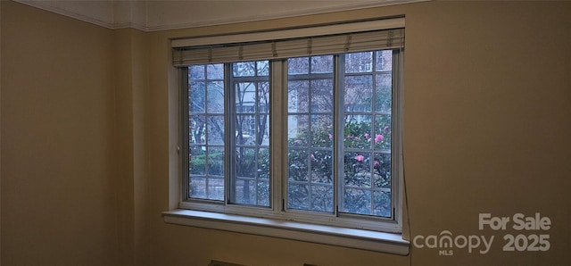 room details featuring crown molding