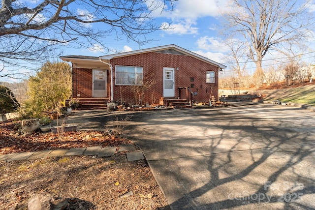 view of front of home