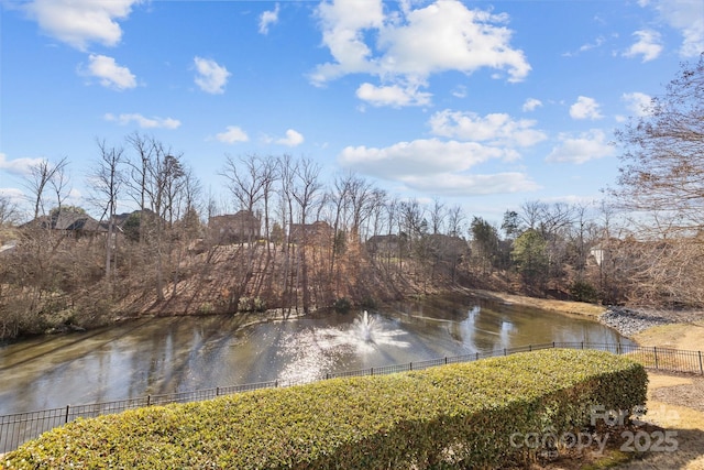 property view of water