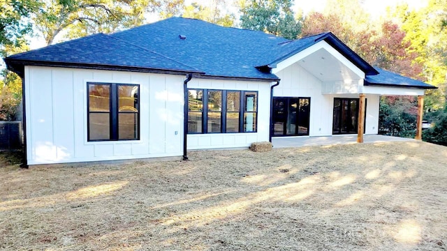 view of rear view of property