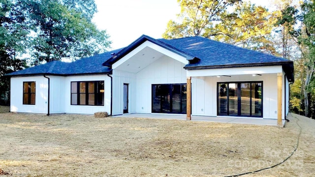 back of house featuring a patio