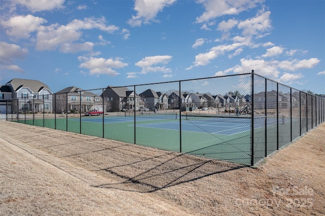 view of sport court