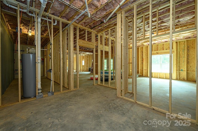 misc room featuring gas water heater