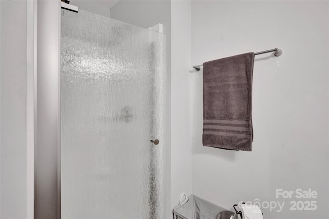 bathroom with a shower