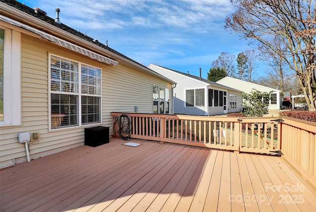 view of deck