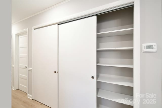 view of closet