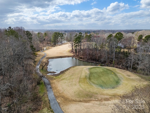 124 Muirfield Dr, Kings Mountain, NC 28086 - aerial overview of property's location featuring a nearby body of water and a golf course
