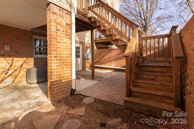 view of patio / terrace with cooling unit