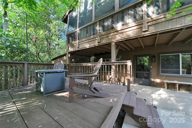 44 Yanequa Way, Brevard, NC 28712 - view of deck