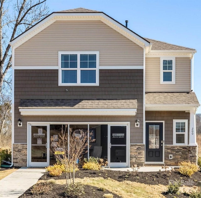 view of craftsman inspired home