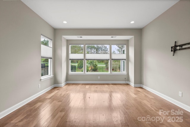 253 Stone Mountain Way, Denver, NC 28037 - empty room featuring wood finished floors, baseboards, and recessed lighting