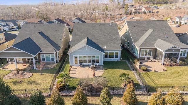 253 Stone Mountain Way, Denver, NC 28037 - rear view of property with a residential view and a patio area