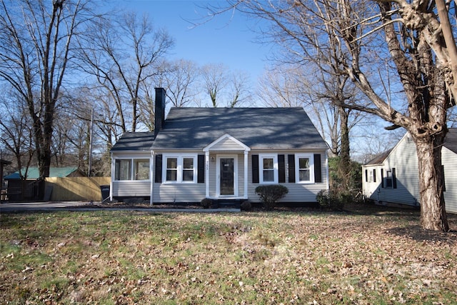 view of front of property