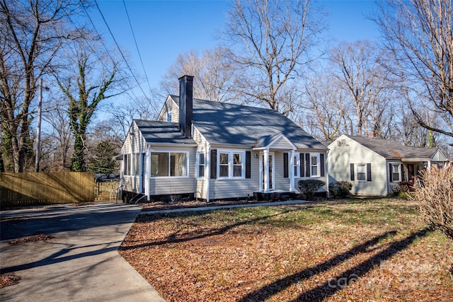 view of front of home