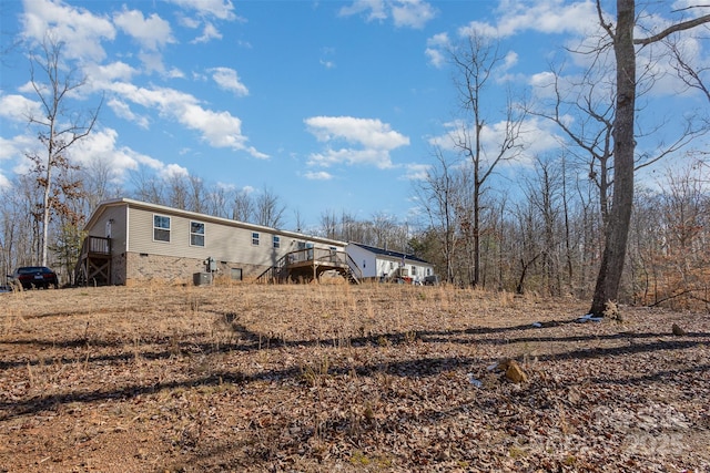 exterior space with a deck