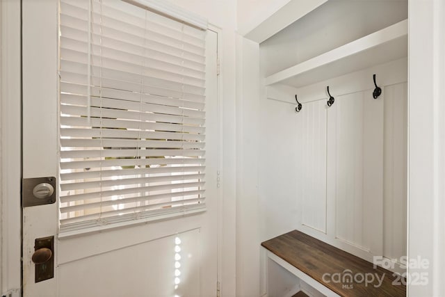 view of mudroom