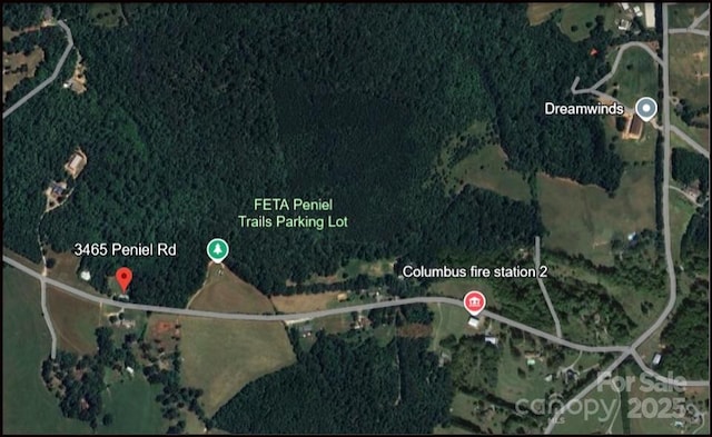 3465 Peniel Rd, Tryon, NC 28782 - map of property location