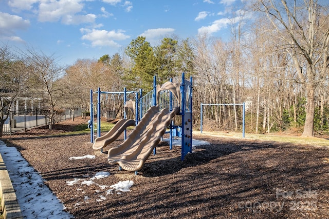 view of play area