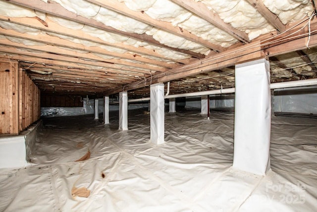 view of attic