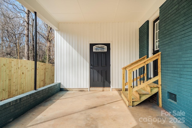 view of property entrance