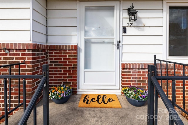 view of entrance to property