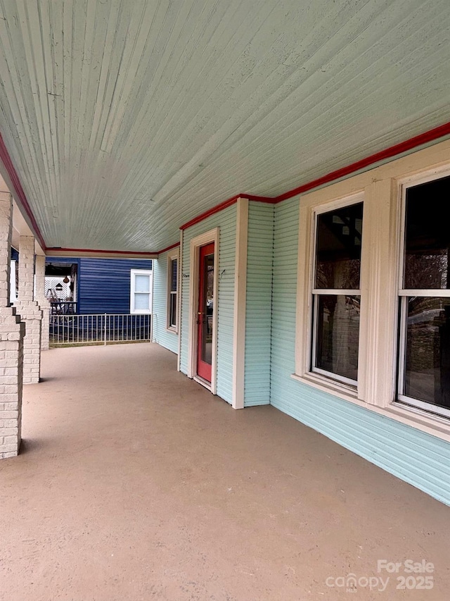 view of patio / terrace featuring a porch