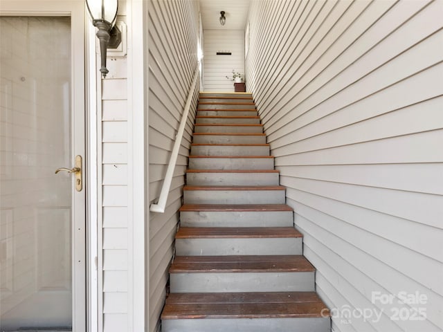 view of staircase