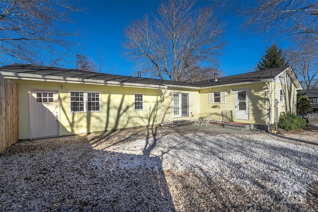 view of rear view of house